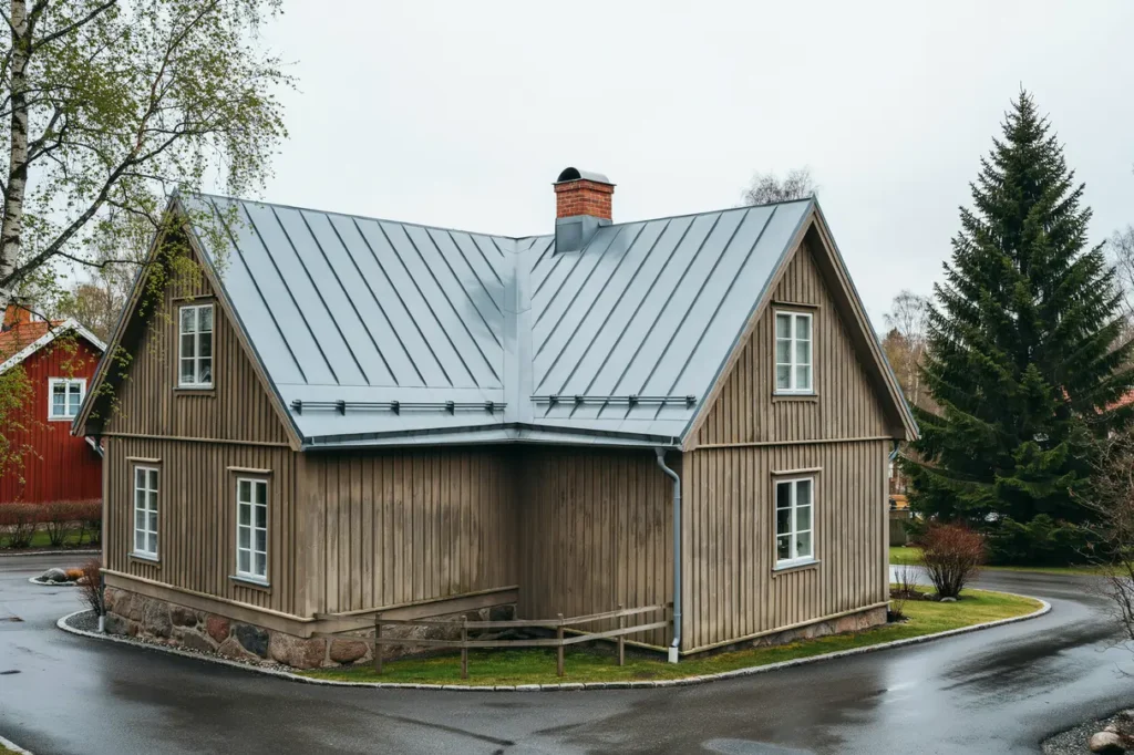 bandt ckt pl t och dubbelfalsat pl ttak 7 detaljer som lyfter b de husets skydd och utseende